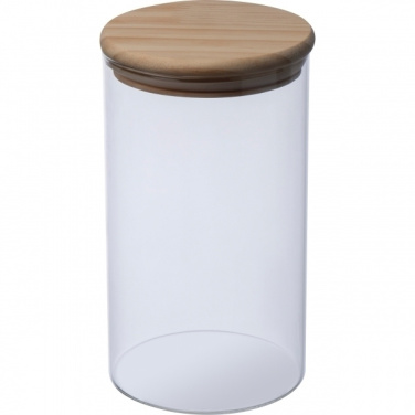 Logotrade promotional merchandise image of: Borosilicate container ONTARIO 1000 ml