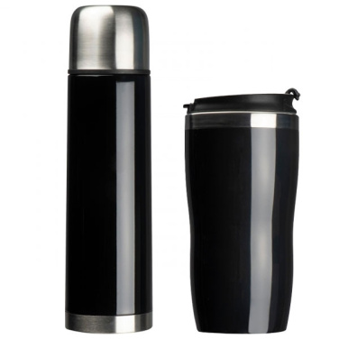 Logotrade promotional merchandise photo of: Set of vacuum flask and drinking cup SPLIT 450 ml