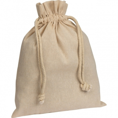 Logotrade promotional gift image of: Recycled cotton bag PASADENA