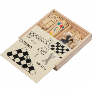 Logotrade advertising product image of: Wooden game collection RIGA