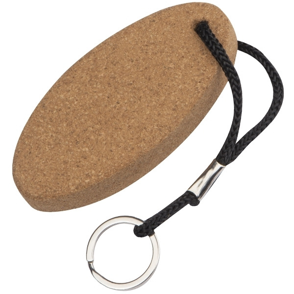 Logotrade promotional item picture of: Cork keyring ROSKILDE