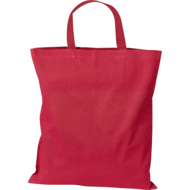 Logo trade promotional giveaways image of: Cotton bag with short handles BREGENZ