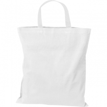 Logotrade promotional merchandise image of: Cotton bag with short handles BREGENZ