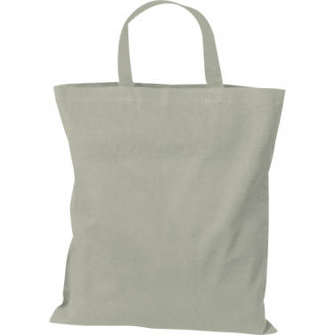 Logo trade advertising products picture of: Cotton bag with short handles BREGENZ