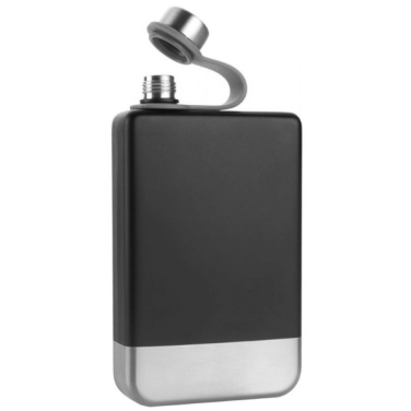 Logo trade promotional products image of: Hip flask set TAHAT Schwarzwolf