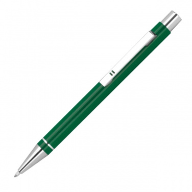 Logo trade advertising products picture of: Metal semi gel ballpoint Pen ALMEIRA