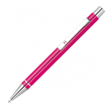 Logotrade business gift image of: Metal semi gel ballpoint Pen ALMEIRA