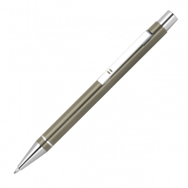 Logo trade promotional merchandise photo of: Metal semi gel ballpoint Pen ALMEIRA