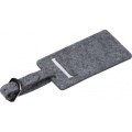 Felt Suitcase Tag PORTLAND, grey