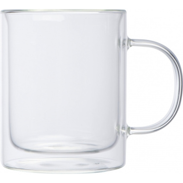 Logo trade promotional merchandise image of: Double-walled cup CARACAS 350 ml