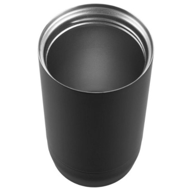 Logo trade promotional giveaways picture of: Thermo mug ADRASAN 240 ml Schwarzwolf