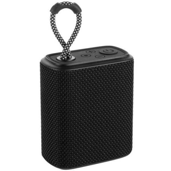 Logo trade advertising products image of: Waterproof bluetooth speaker HARDEOL Schwarzwolf