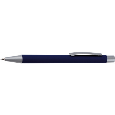 Logo trade promotional giveaway photo of: Mechanical pencil soft touch ANCONA