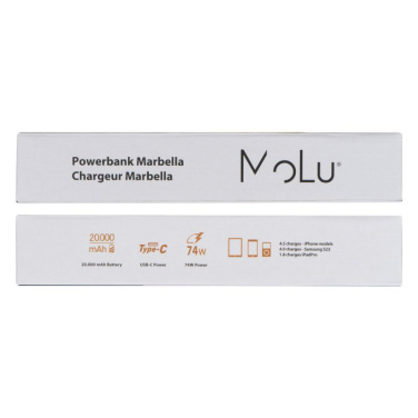 Logo trade promotional items image of: Power bank 20 000 mAh MARABELLA MoLu