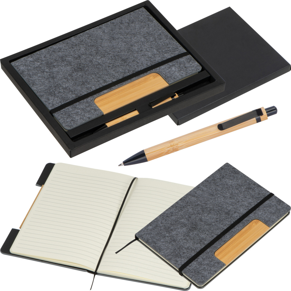 Logo trade promotional merchandise photo of: Notebook set Walsall