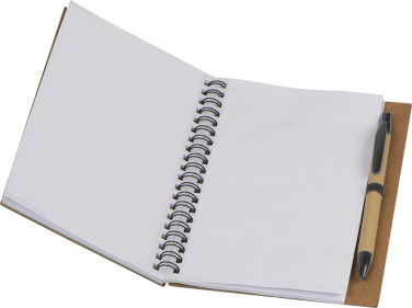 Logo trade promotional merchandise photo of: Spiral notebook Ravenna