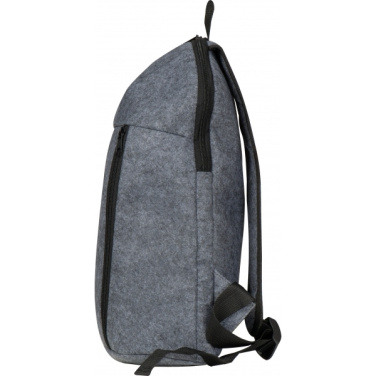 Logo trade promotional giveaways image of: RPET Backpack Davos