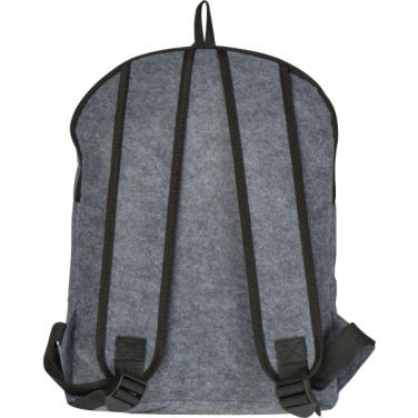 Logo trade promotional giveaways image of: RPET Backpack Davos