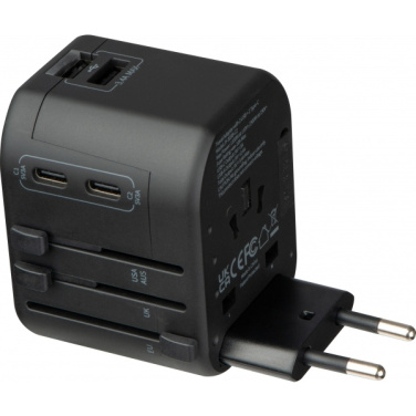 Logo trade promotional gifts image of: Travel Adapter Maracena