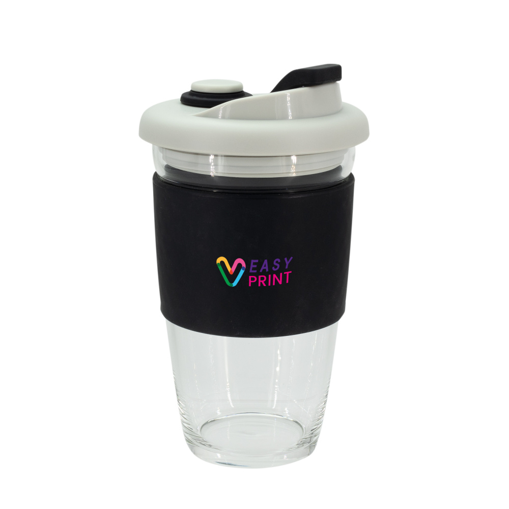 Logotrade corporate gift picture of: Glass coffee cup 424 ml