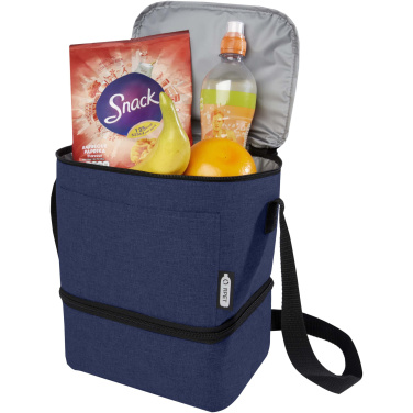 Logo trade corporate gifts image of: Tundra 9-can GRS RPET lunch cooler bag 9L