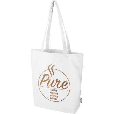 Logo trade promotional items image of: Florida 270 g/m² GRS recycled tote bag 10L