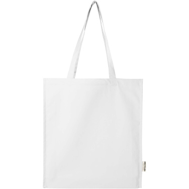 Logotrade advertising product image of: Florida 270 g/m² GRS recycled gusset tote bag 14L