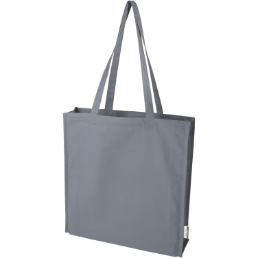 Logo trade promotional items picture of: Florida 270 g/m² GRS recycled gusset tote bag 14L