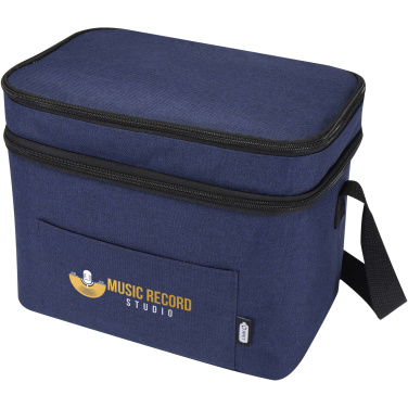 Logo trade promotional item photo of: Tundra GRS RPET double compartments cooler bag 13L