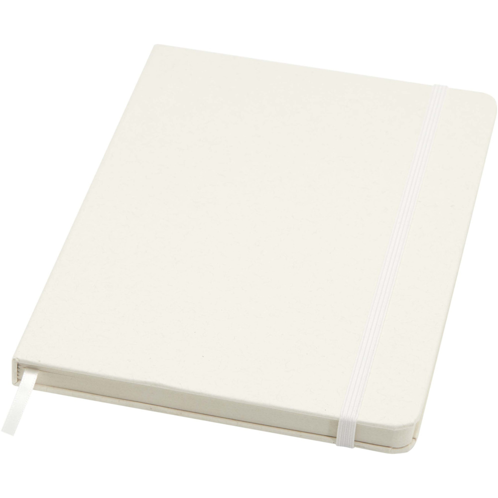 Logotrade promotional merchandise image of: Bass A5 recycled hard cover notebook with lined pages