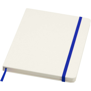 Logotrade promotional item image of: Bass A5 recycled hard cover notebook with lined pages