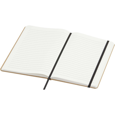 Logo trade promotional product photo of: Holm A5 stone paper hard cover notebook with lined pages