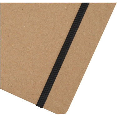 Logo trade promotional product photo of: Holm A5 stone paper hard cover notebook with lined pages