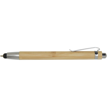 Logo trade promotional gift photo of: Elm bamboo ballpoint pen