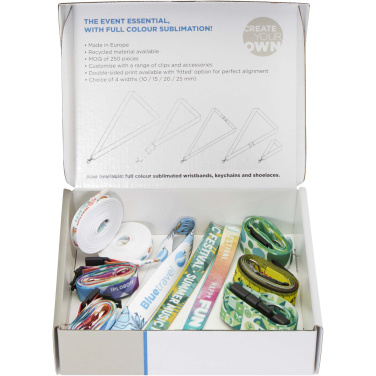 Logo trade promotional products image of: Sublimation lanyards sample box