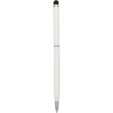 Logo trade corporate gift photo of: Ore aluminium ballpoint pen with stylus