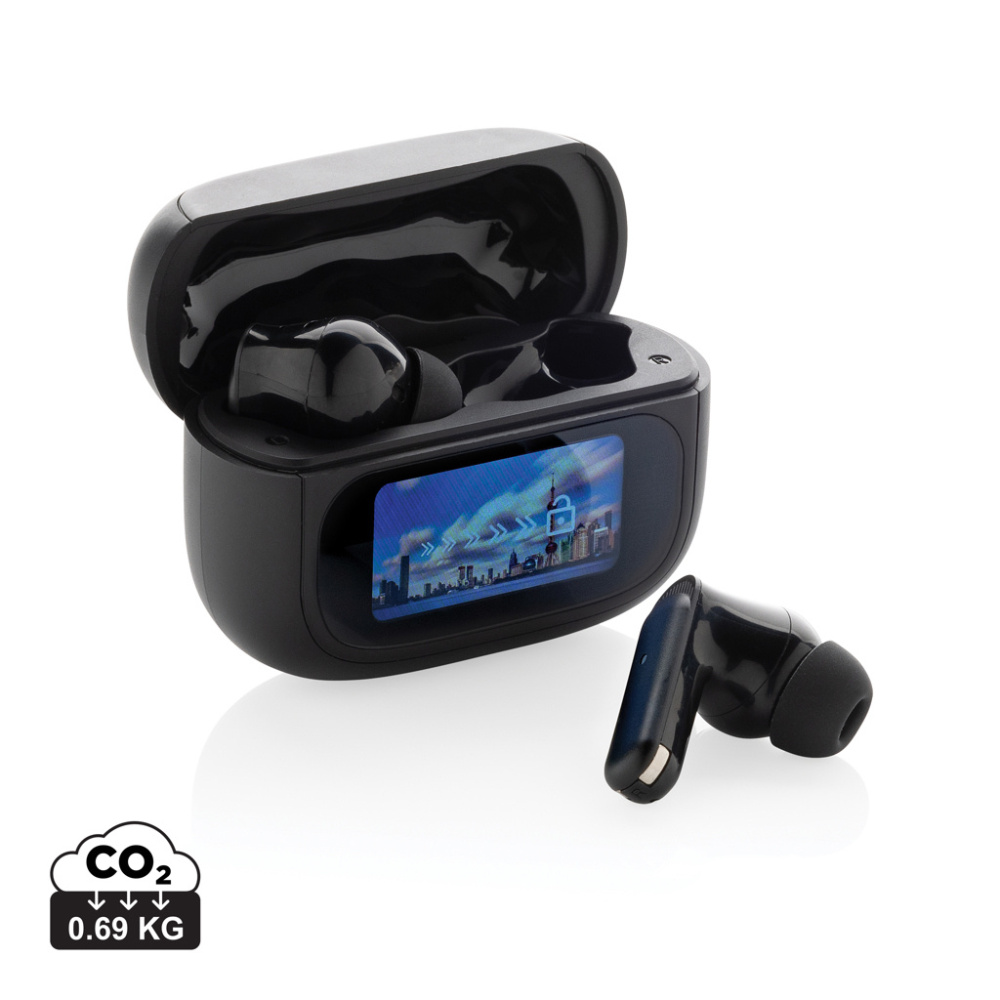 Logotrade corporate gifts photo of: Airtune RCS recycled plastic ANC earbuds with touch screen