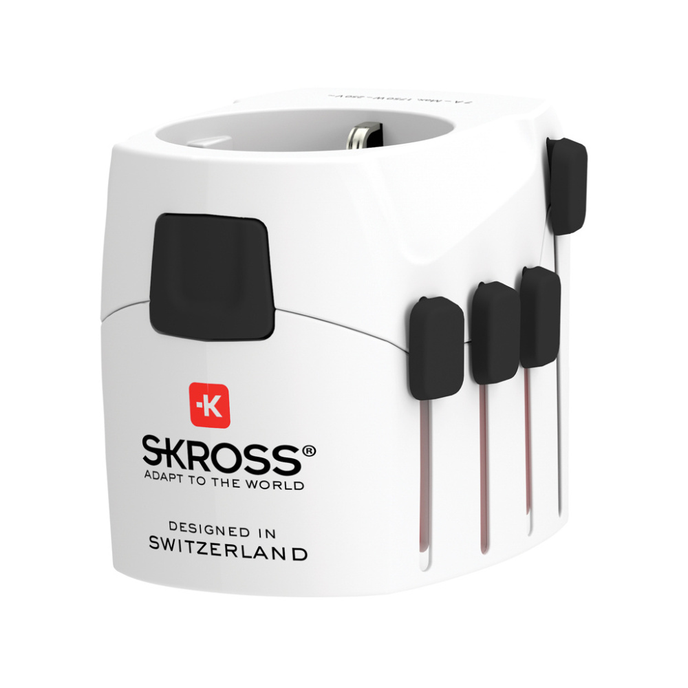 Logo trade business gift photo of: SKROSS Pro 3-Pole World Travel Adapter