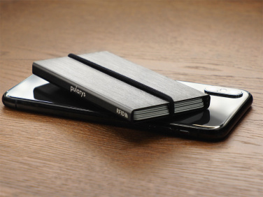 Logo trade promotional merchandise image of: RFID credit and business card holder 126615500