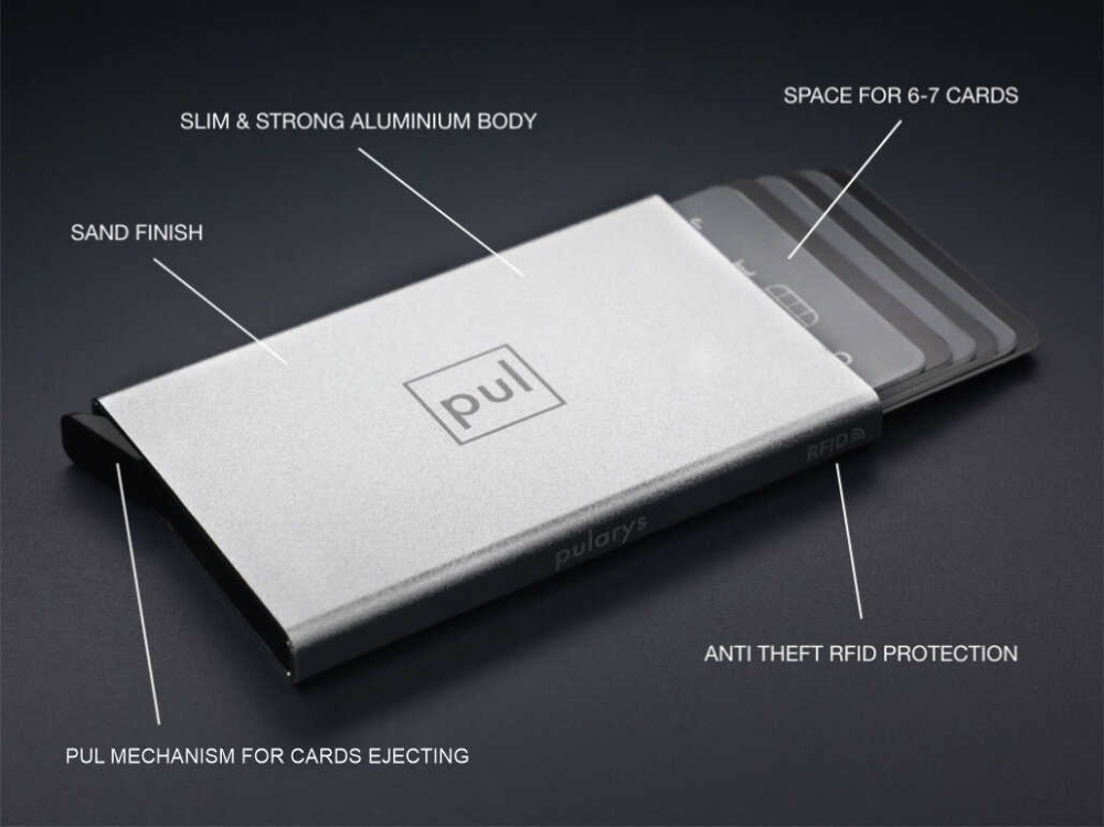 Logo trade promotional items image of: RFID credit card holder 94410800