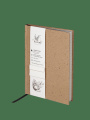 Recycled Coconut Notebook 209734100, cognac