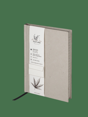 Logotrade promotional giveaway image of: Recycled Hemp Notebook 209734300