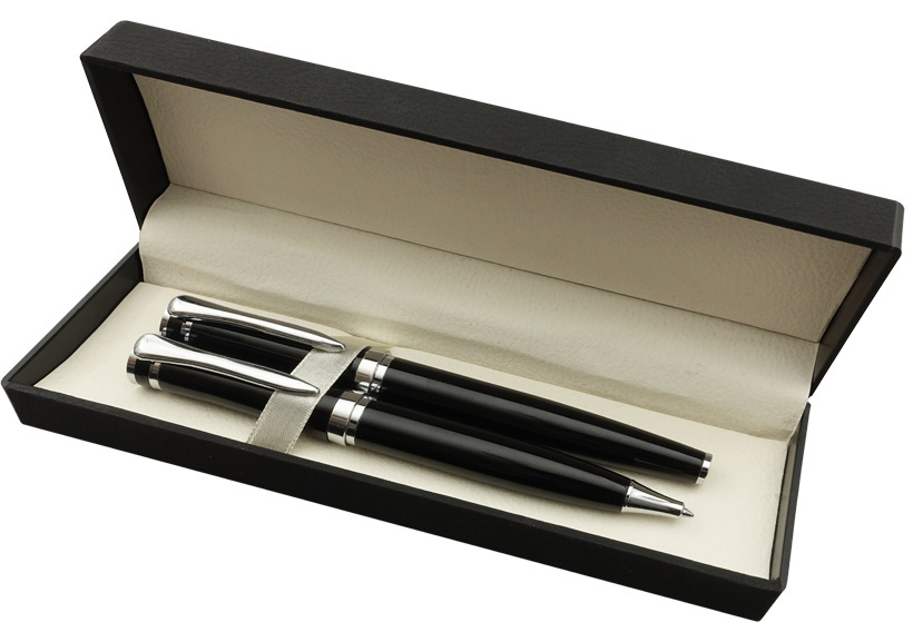 Logo trade corporate gifts image of: BRIGHTON pen set 98103600