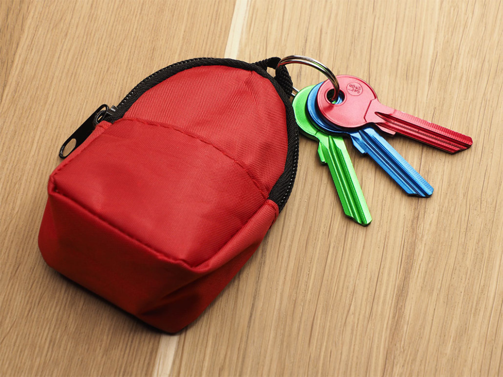 Logo trade advertising product photo of: Keychain - Backpack 143412000