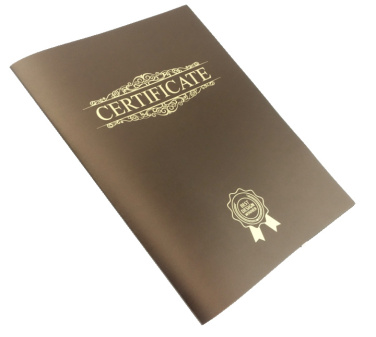 Logo trade corporate gift photo of: Certificate cover 152094