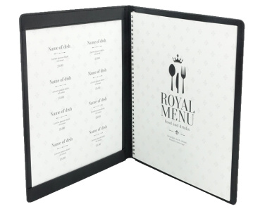 Logo trade promotional merchandise picture of: Menu cover 1078119