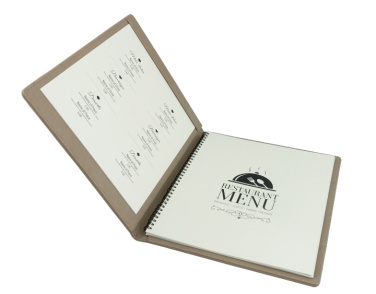 Logo trade promotional gifts picture of: Menu cover 1078119