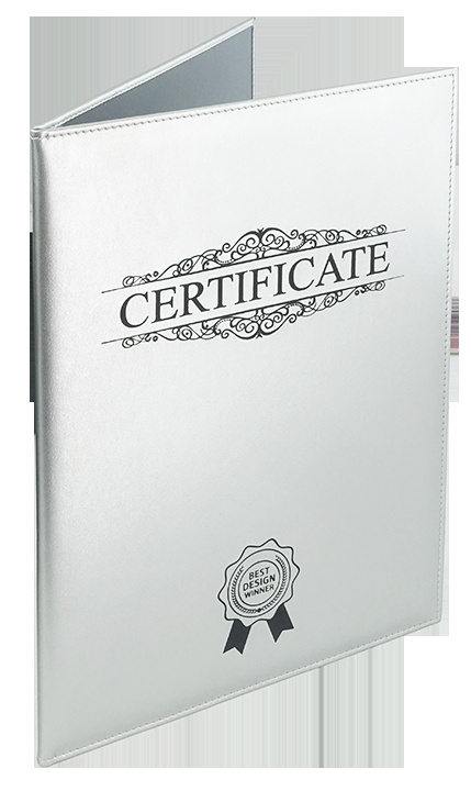 Logo trade business gift photo of: Certificate cover 152119