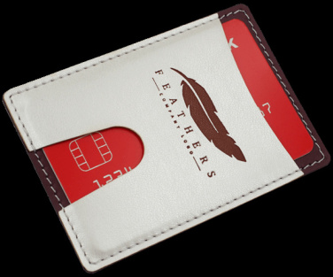 Logo trade promotional gifts image of: Credit card holder 544119