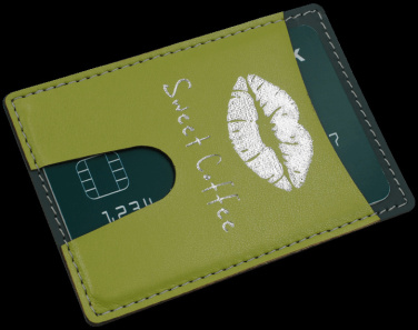 Logo trade corporate gifts image of: Credit card holder 544119